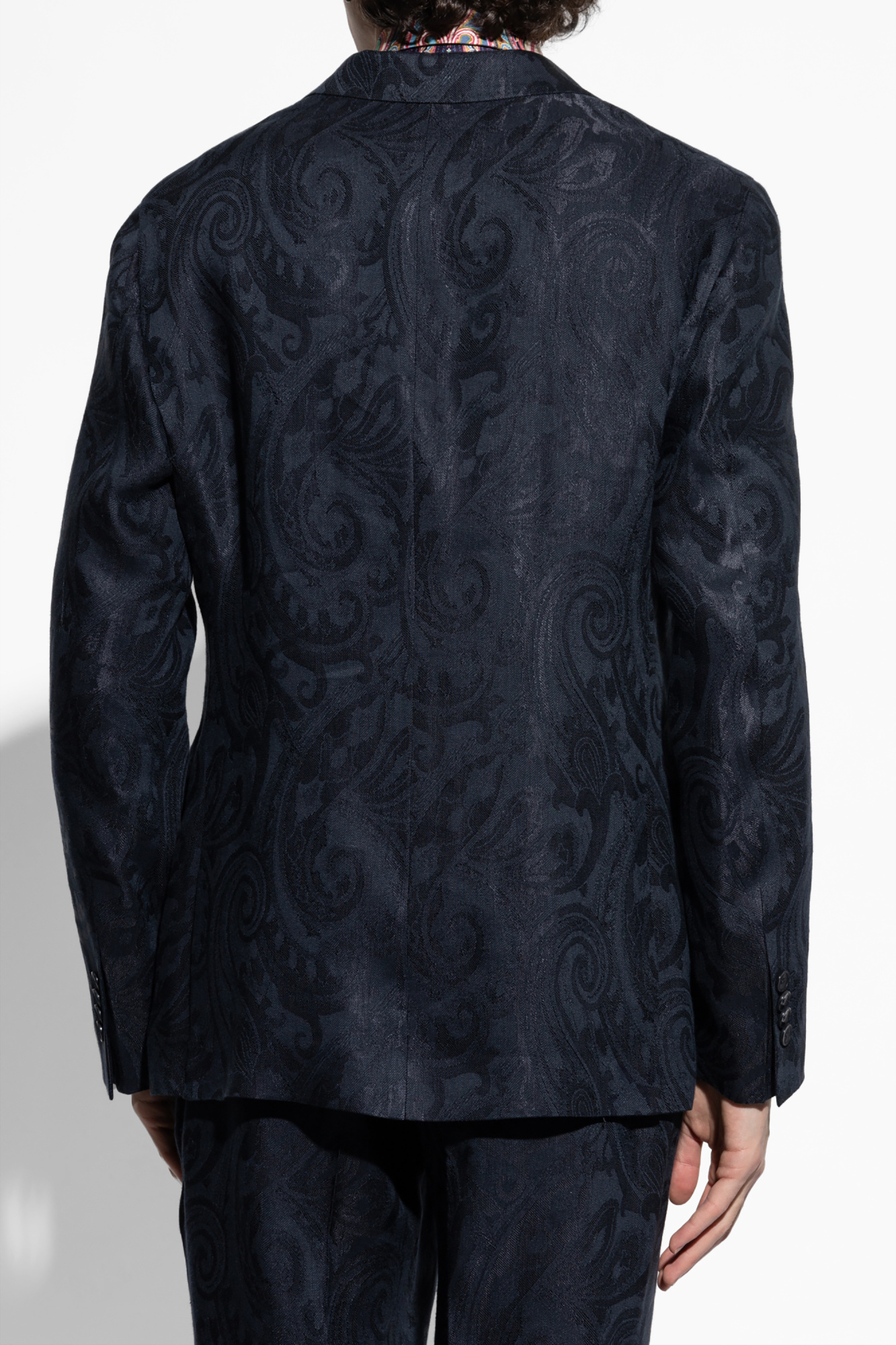 ジャケット ETRO Black Viscose Blend Blazer SLIM FIT SUIT JACKET - Black | ZARA United States